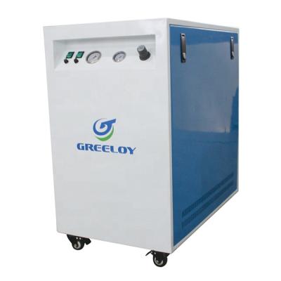 China Oil Free Dental Use 1600W Silent Air Compressor With Sound Damping Cabinet for sale