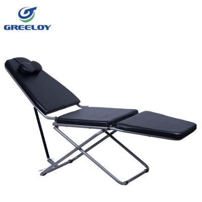 China dental regional esay transport foldable dental chair for dental mission use for sale