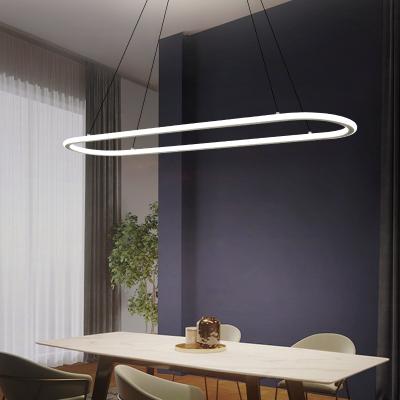 China Modern Best Price Modern Led Ceiling Light 30W 45W Linear LED Hanging Dining Lights for sale