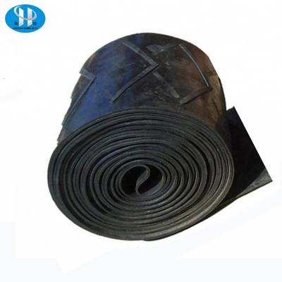 China Conveying Packed Materials Type Much V Modeled NN 630 4 Rubber Conveyor Belt for sale