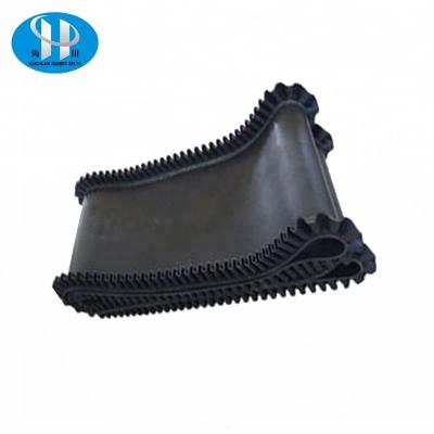 China Fire Resistant Sidewall Cleat Sidewall Corrugated Rubber Conveyor Belt for sale