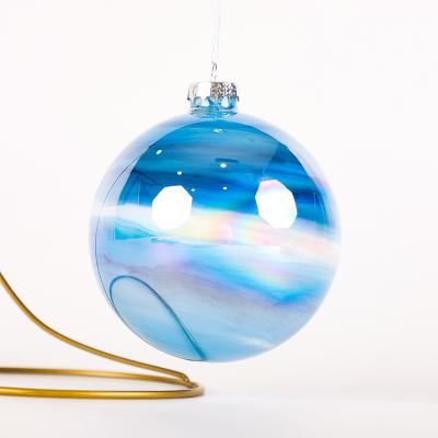 China Water Resistant For Christmas Tree Decorations Hanging Christmas Ornaments Glass Balls for sale