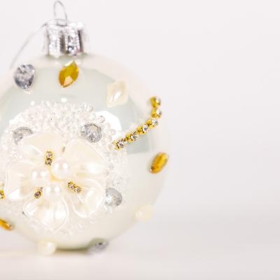 China Water Resistant Christmas Ball Set Glass Christmas Ball Christmas Decoration for sale