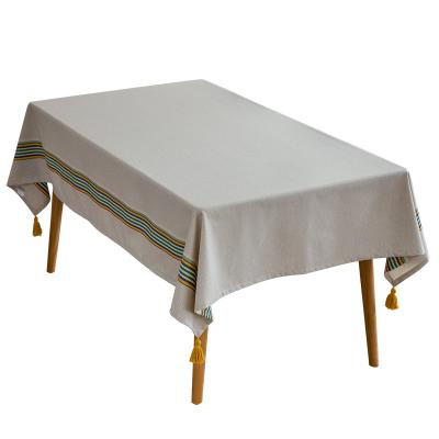 China Manufacturer Oilproof Waterproof Table Cloth No-Wash Rectangular Dinner Waterproof Nordic Ins Check Printed PVC Table Cloths Table Cover for sale