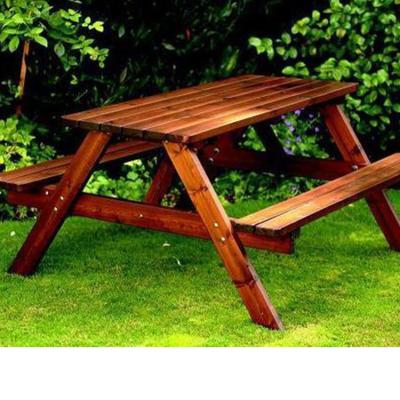 China Custom Made Children's Outdoor Wooden Game Table Customized for sale