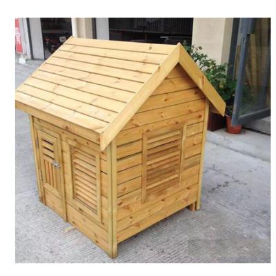 China Customized Sustainable Modern Outdoor Wooden Pet House for sale