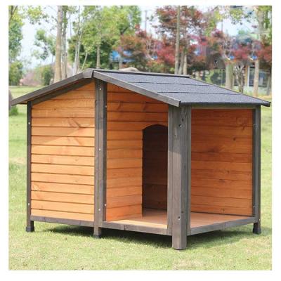 China Customized Sustainable Modern Outdoor Wooden Pet House for sale