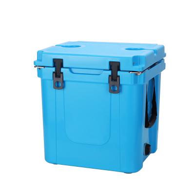 China Waterproof New Arrival 33 Quart Blue Keep Cool Hard Cooler Box For Wine for sale