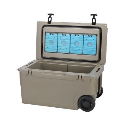 China Waterproof New Products Fishing Seat Box 55L Vaccine Ice Pack Cool Box for sale