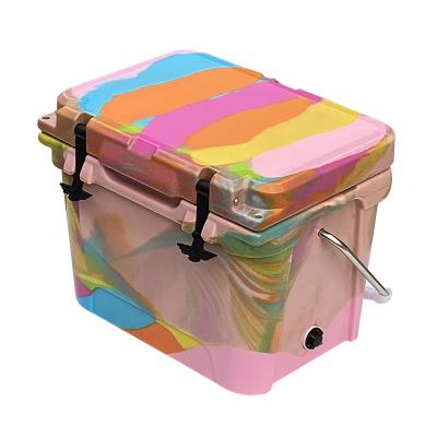 China 20QT Waterproof Portable Hard Cooler Box Ice Cooler Box Insulated Small Ice Chest for sale