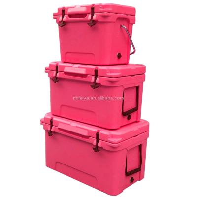 China Sustainable Custom Brand Large Fishing Cooler Box Marine Coolers 65L Rotomolded Ice Cooler Box for sale