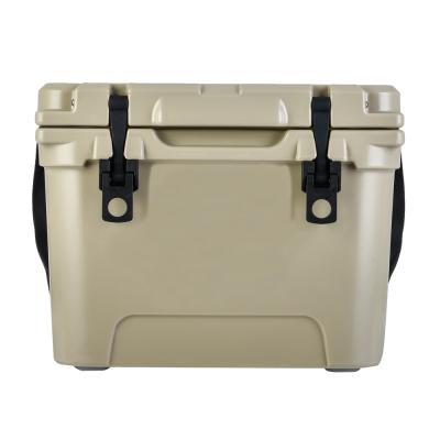 China Rotomolded Waterproof Plastic 20qt Cooler Box Cooler Ideal For Picnic Camping for sale