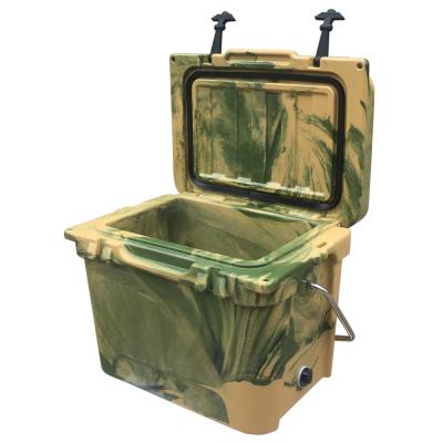 China Waterproof High Quality Roto Molded Camouflage Cooler Box Keep Cold Beer Cooler Box for sale