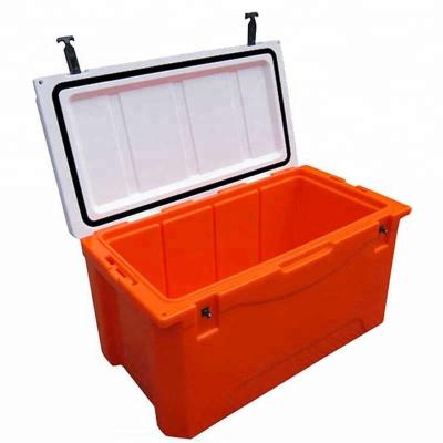 China 65L Waterproof Plastic Ice Chest Cooler Outdoor Camping Ice Cooler Box for sale