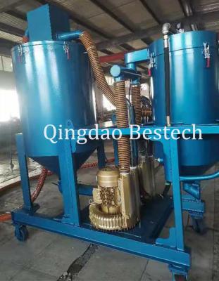 China Dustless Recycling Type Recovery Dry Vacuum Equipment Sandblaster Sand Blasting Plant Price for sale