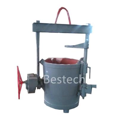 China Factory CE Cast Ladle Pouring Ladle For Foundry Bottom Pouring Ladle for sale