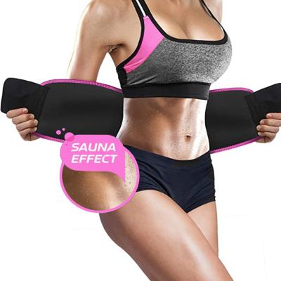 China Breathable Women Slimming Bodysuit Underwear Back Support Waist Trainer Belt Weight Loss Adjustable Waist Trimmer Slimming Belt for sale