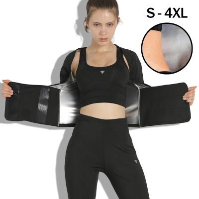 China Custom Logo Size Gym Suit Diet Slimming Shapers Clothes Plus Suit Factory Sweating Belly Burst Sweat Suits for sale