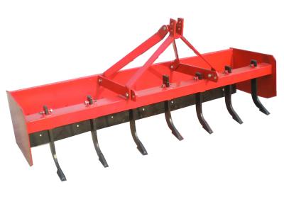 China Farm machinery 6feet tractor blade box grader land leveler box scraper for sale