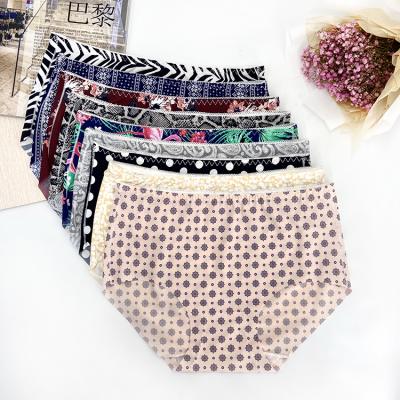 China Antibacterial 12 Pieces Wholesale Sexy Underwear Daily Life Panties Young Ladies Underwear Knickers Panties Mix Colors for sale