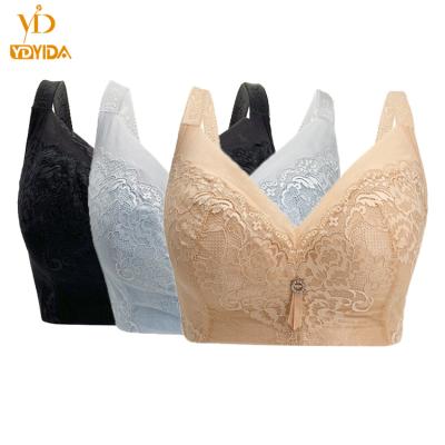 China 2021 QUICK DRY new design plus size lace seamless beautiful breathable lingerie sexy women push up bras for sale