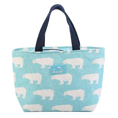 China Waterproof Insulated Lunch Bag Thermal Custom Flamingos Printing Tote Bags Cooler Picnic Food Lunch Box Bag for sale