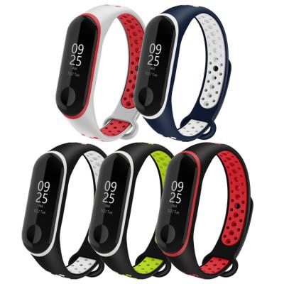 China Water Resistant For Xiaomi MI Band 3 Colorful Silicon Sports Replacement Strap Wristband MI Band 3 4 Wristbands 4 Accessories for sale