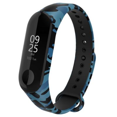 China Water Resistant Adepoy TPU Strap Customized Sport Silicone Smart Watch Rubber Belt For MI Band 3 Strap 4 for sale