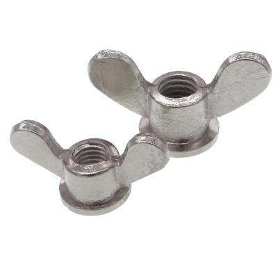 China M10 M8 Butterfly Nuts with Flat Washer Wholesale Brass Wing Nut for sale