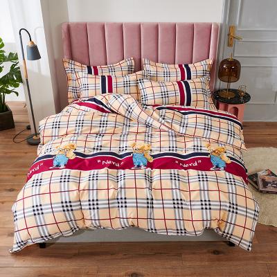 China High Quality Skin Friendly Size King Quilt Comforter Bed Sheet 4pcs Sheet 4pcs Bedding Set Best Viable Wholesale Custom Made Bedding Set for sale