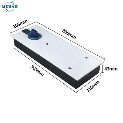 China Modern Heavy Duty Floor 150kg Hydraulic Spring 232 Degree Glass Door Closer Frameless Glass Door Closer Floor Spring For Hotel Lobby for sale