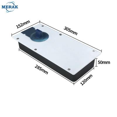 China Modern Adjustable Max Door Weight 130kg Width 1200mm Pivot Floor Plate Hinge Heavy Duty Hydraulic Floor Spring For Glass Door for sale