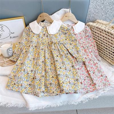 China Lovely Girls Clothing Autumn Casual Outfits Good Quality Floral Soft Wear Washable for sale