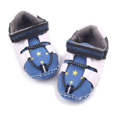 China Breathable High Quality Lightweight Baby Sports Shoes Style Walking Shoes Star Print Sports Shoes for sale