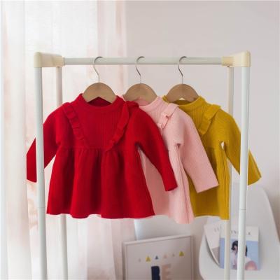 China New Design Washable Warm Casual Wear Girls Winter Sale Baby Clothes Girls Dresses for sale