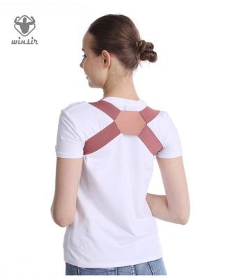 China Back Support Belt Faja Back Belt Shoulder Brace Body Brace Posture Corrector For Men And Unsmart Invisible Adjustable Women for sale