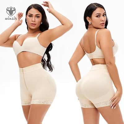 China Antibacterial Control Underwear Tummy Zipper Corset Slim Panties Shaperwear For Women High Waist Butt Lifter Shorts With Zipper Front for sale