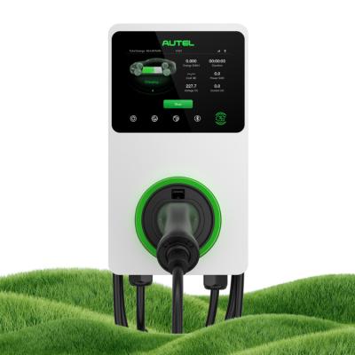 China Autel charging APP; Autel Charging Cloud AUTEL MaxiCharger Smart Charger ev 7kw 32a AC Type - 2 Tier 2 Mobile Wallbox 7kw for sale