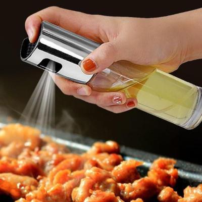 China Viable Home Kitchen Tools Spray Bottle Oil Sprayer Oiler Pot BBQ Grill Cooking Tool Can Pot Cookware Kitchen Tool ABS Olive Pump for sale