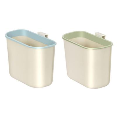 China 2022 New Portable Wall Mounted Bin Single Cabinet Kitchen Waste Bin Viable Hanging Multifunctional Car Hanging Bucket for sale