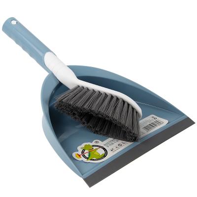 China 2022 New Household Brush Cleaning Set Bucket Small Dustpan Modern Simple Plastic Multifunctional Desktop Dustpan Two-part Set for sale