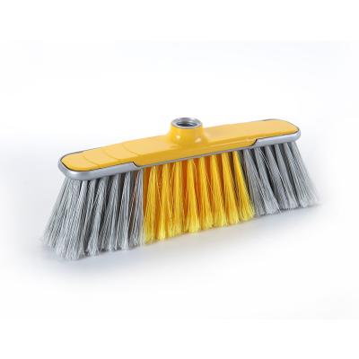 China Customized Colorful Plastic Brooms Eco-friendly Design Floor And Cleaning Sweeping Brush Organizer Mop Heads for sale