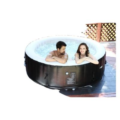 China Factory Best Quality Inflatable Outdoor Hot Tub Hot Tub Whirlpool Round Bathtub Freestanding Portable Inflatable Hot Tub Outdoor Spa for sale