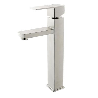 China 304 Stainless Steel Bathroom Basin Single Handheld Lead Free Modern Faucet for sale