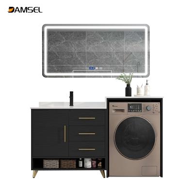 China Contemporary Customized Wash Basin Cabinet Washing Machine Cabinets Laundry Cabinet for sale