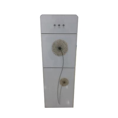 China Household Two Door Water Dispenser With Glass Panel for sale