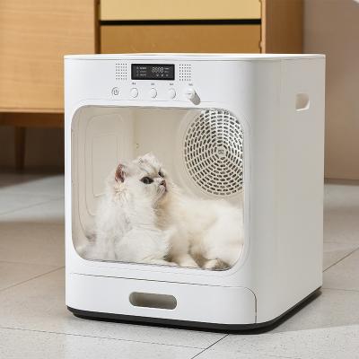 China Viable Pet Drying Box Large 60L Fully Automatic Pet Hair Dryers For Cat Grooming Intelligent Control Pet Bathing Blow Dryer for sale