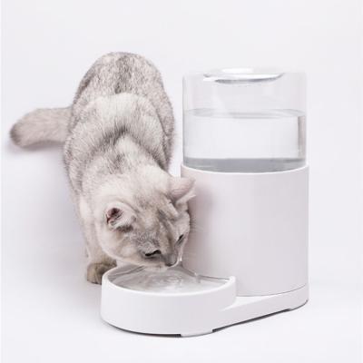 China Automatic Self Evident Water Dispenser Pet Level Water Dispenser Pet Food Drinking Stations With Bowl for sale