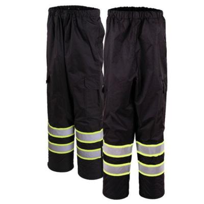 China Water Proof BOWINS 2021 Mens Workwear Contrast Series Increased Visibility Safety Rain Pants for sale