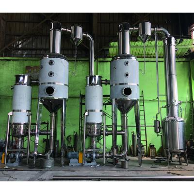 China Energy Saving Trusses Double Effect Vacuum Concentrating Equipment for sale